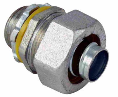 Product image for Malleable Iron Liquidtight Insulated Connector - Straight